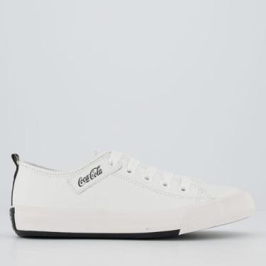 Imagem de Tênis Coca Cola Atlanta Leather Coke I Feminino Branco, 36