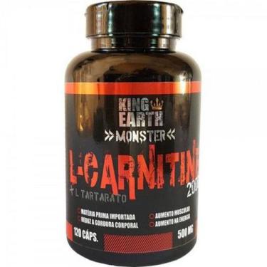 Imagem de Kit 3 L Carnitina + L Tartarato 500mg 120 Cápsulas - King Earth, Sem S