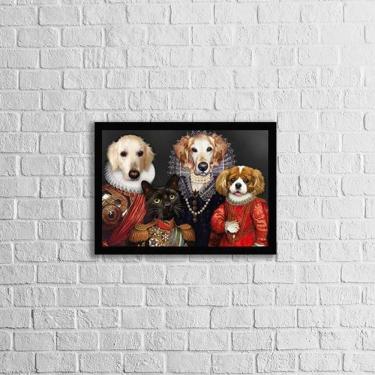 Imagem de Quadro Turma Nobre Animal 24X18Cm