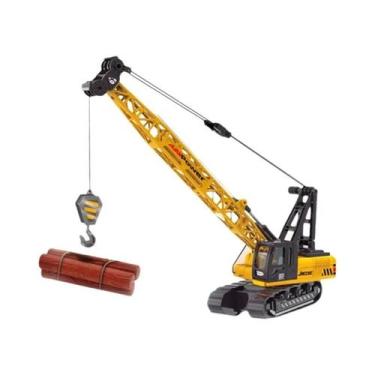 Imagem de Caminhão De Construção Para Meninos, Brinquedo Educacional Em Metal E 