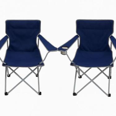 Imagem de Kit 2 Und Cadeira De Camping Pesca Dobrável Alvorada Nautika
