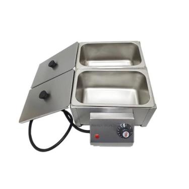 Imagem de Derretedeira Chocolate Multiuso Inox 2 Cubas 5Kg 1000W 110V - Stevan M