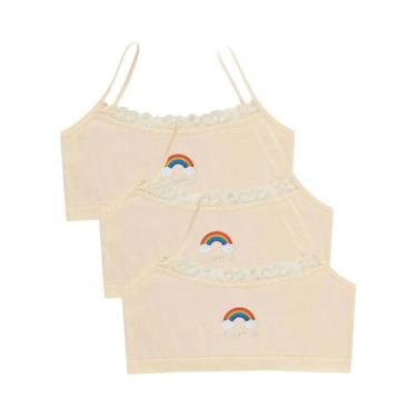 Imagem de Sutiãs De Treinamento Pequenos Com Estampa De Arco-Íris Para Meninas A