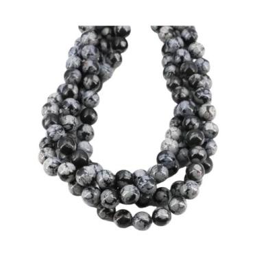 Imagem de Contas De Pedra Natural De Quartzo Transparente Redondas Soltas, Fio D