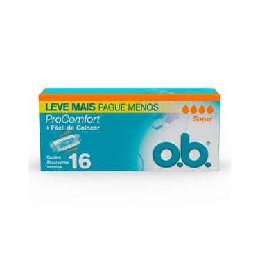 Imagem de Absorvente Interno OB ProComfort Super 16 Unidades