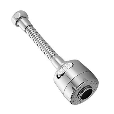 Imagem de Sto689 - Adaptador De Torneira Giratorio Difusor Bico Aerador 360 Cromado - Perfeito Para Cozinha, Banheiro E Lavanderia
