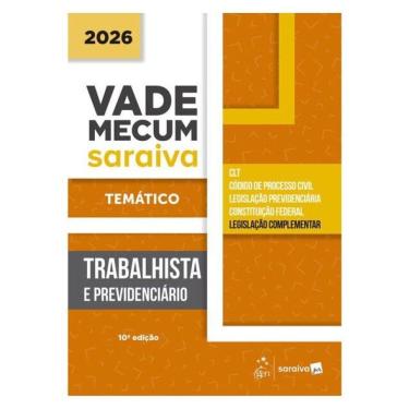 Imagem de Vade Mecum Trabalhista E Previdenciário - Temático - 10ª Edição 2026
