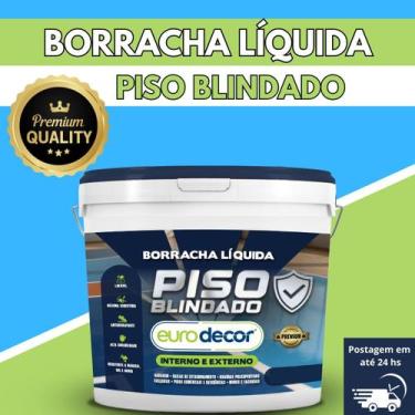 Imagem de Tinta Emborrachada Piso Para Calçadas Pisos Comerciais e Residências A