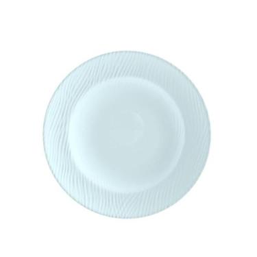 Imagem de Prato Fundo Sopa Linha Relevo Dunas Azul Germer Porcelanas