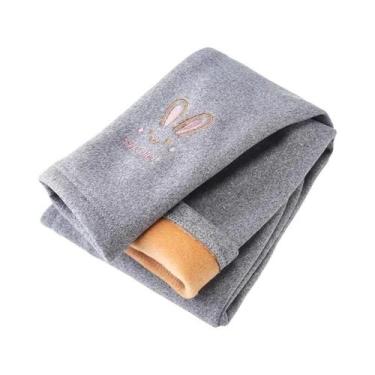 Imagem de Leggings Térmicas Forradas Com Lã Para Meninas De 3 a 8 Anos, Calças C