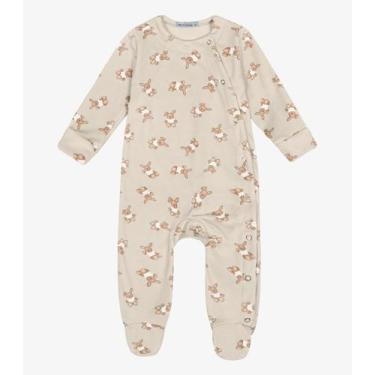 Imagem de Macacão Masculino Fleece Comfort Trick Nick Bege, GG, Bege