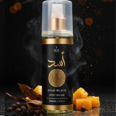 Imagem de Body Splash Árabe Masculino Asad Black 200ml - Bello Charme