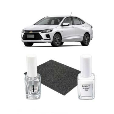 Imagem de Tinta Tira Risco Automotiva Branco Summit GM Onix Joy Cruze -, Onix Pl