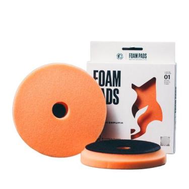 Imagem de Boina espuma laranja one step corte leve refino 152mm 6" - wolf pads