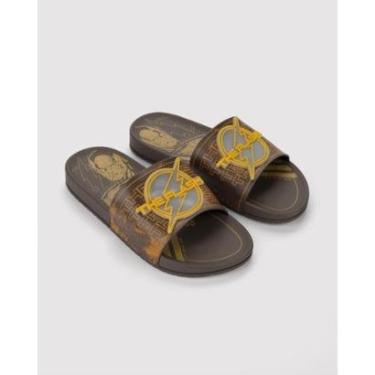 Imagem de Chinelo Slide Infantil Grendene Kids Liga da Justiça Darkstep-Masculino
