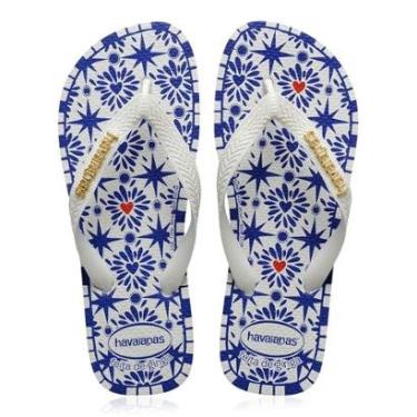Imagem de Chinelo Havaianas Feminino Top São Luis - Branco-Feminino