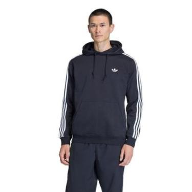 Imagem de Moletom Capuz Três Listras Adidas Masculina-Masculino