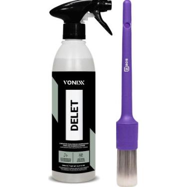 Imagem de Delet Vonixx Limpador Para Pneus E Borrachas 500ml + Pincel Vonix