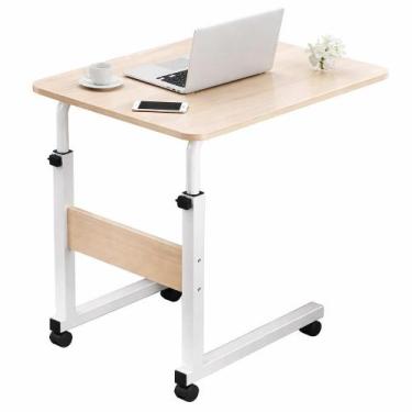 Imagem de Mesa multiuso notebook ajustavel cafe sofa cama com rodas computador h