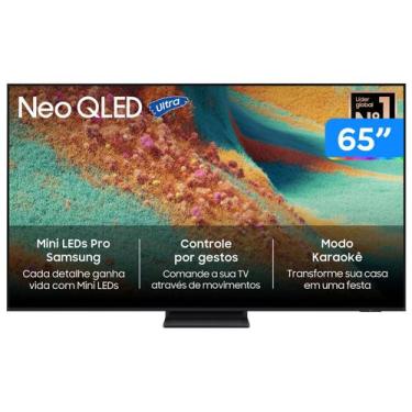Imagem de Samsung Vision AI TV 65" NEO QLED Ultra 4K QN85F 2025, Mini LED, Proce