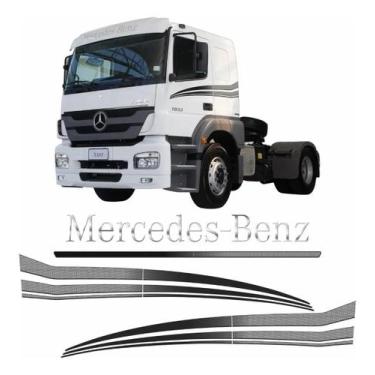 Imagem de Kit 4 Adesivos Testeira Compatível MB Axor - SPTS