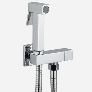 Imagem de Ducha Higiênica Deluxe Square Inox Cromado - HIDRICA, INOX CROMADO