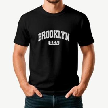 Imagem de Camiseta Masculina Algodão Premium BROOKLIN-Masculino