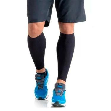 Imagem de Canelito de Compressão Lupo Running Lupo, Preto, Pequeno