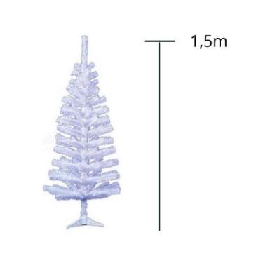 Imagem de Arvore De Natal Pinheiro 150cm Branca 94932 - Travagin