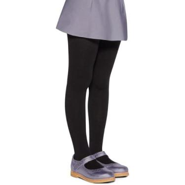 Imagem de Meia Calça Infantil Meninas Lupo Lobinha, Preto, P