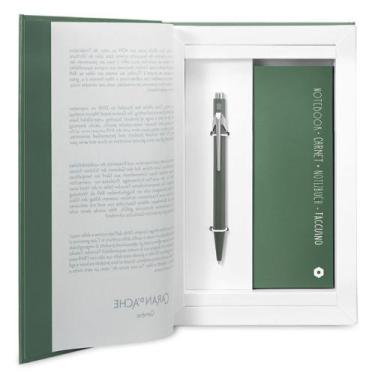 Imagem de Estojo Presente Caran d'Ache Caneta 849 Olive Black Bloco A6 - Caran d