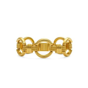 Imagem de Bracelete Aro Grosso - Banhado em Ouro 18k - Tri Gata Semijoias