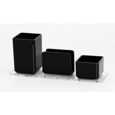 Imagem de Porta Lapis / Clips / Lembrete Preto Acrimet