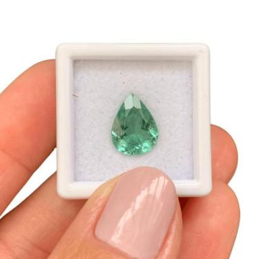 Imagem de Turmalina Verde Azulada Neon Gota 2,65ct - ENE2ESE