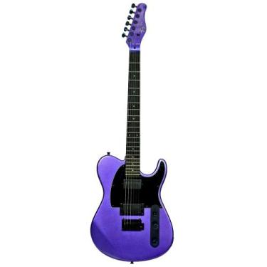 Imagem de Guitarra Tagima TW Series TW-88 PPS-DF/BK - Purple Sparkle