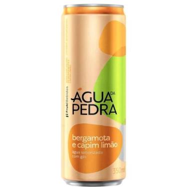 Imagem de Água com Gás Saborizada Bergamota e Capim Limão Água da Pedra 350ml