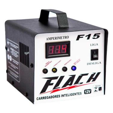 Imagem de Carregador de Bateria com Auxiliar de partida F15 15A/12V - Flach