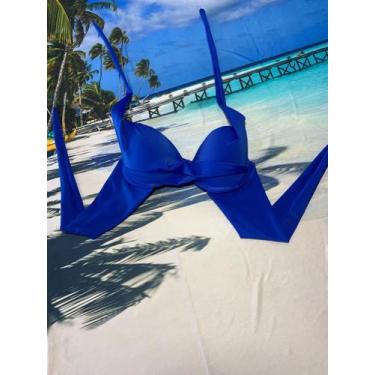 Imagem de Top Biquíni Reforçado Avulso: Conforto e Suporte para Praia e Piscina 