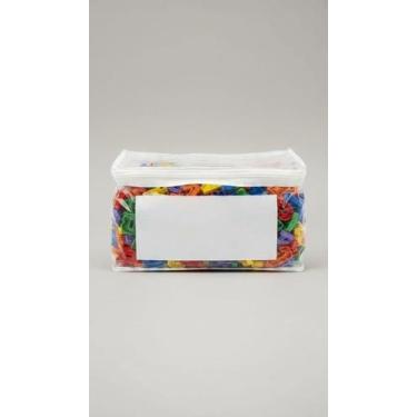 Imagem de Kit 1000 Peças Letras e Números Didáticos Plástico - Congratulations S