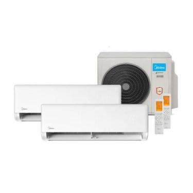Imagem de Ar Condicionado Bi Split Midea 18000 BTUs (HW 12K+12K) Quente e Frio I