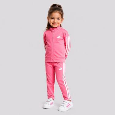 Imagem de Agasalho Adidas Essentials 3 Listras Infantil, 4 ANOS
