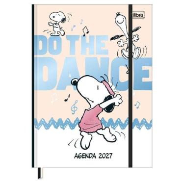 Imagem de Agenda Costurada Snoopy 2027 Do The Dance - Tilibra - Tendtudo