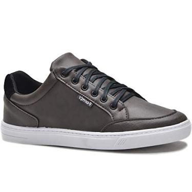 Imagem de Tênis Masculino Casual Cano Curto Blaqueado Moderno Leve Cor:Marrom;Tamanho:43