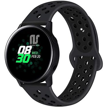 Imagem de Pulseira Nandos-Store compatível com Samsung Galaxy Watch 42mm / Active and Gear S2 (Preto nk)