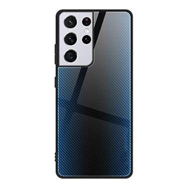 Imagem de Capa de telefone de silicone de vidro temperado gradiente fashion para samsung s22 ultra s21 s20 plus ultra s20 fe a51 a71 a52 a72 s21 nota 20 capa ultra protetora, 02, para s21 plus 5g