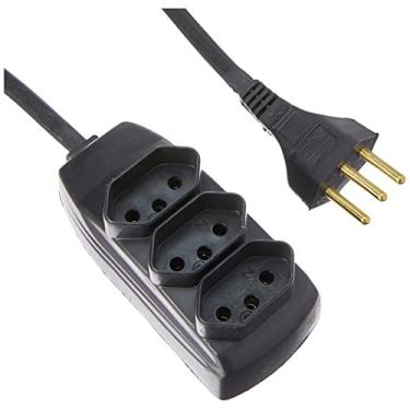 Imagem de Extensão 3 Tomadas Cabo 3x0.75MM 10M 2P+T