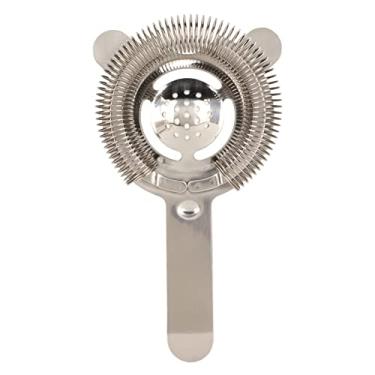 Imagem de Coador de coquetel estilo europeu filtro eficiente colher de aço inoxidável filtro anti ferrugem barra ferramenta para casa mini bares clubes restaurantes