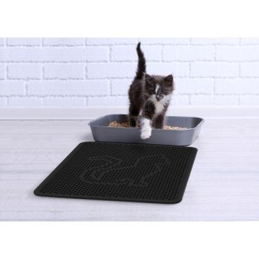 Imagem de Kit - 2 Tapetes Higiênico Para Gato Coletor De Areia