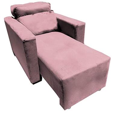 Imagem de Poltrona Do Papai E Mamae Retratil e Reclinavel Florença Rosa