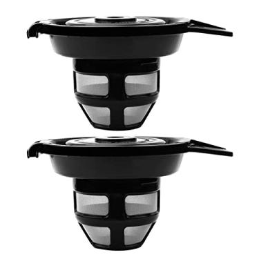 Imagem de Tingpai Compatível com FlexBrew 49979/2 Vias Reutilizável Recarregável Café Filtro Cesta Copo Cápsulas 2pcs